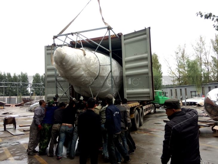 Container Loading-Perforated-Stainless-Steel-sculpture-Cloud_Nine_Raining-Singapore River