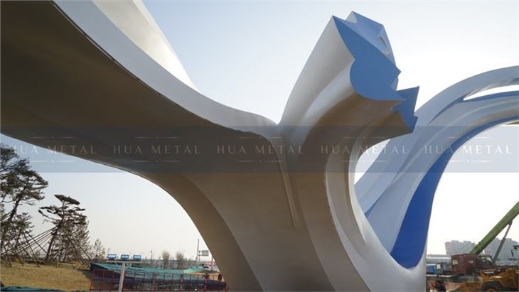 Stainless Steel Gate Sculpture